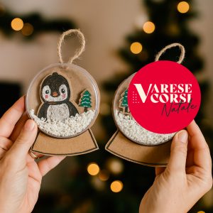 PALLA DI NEVE PER UN ALBERO CREATIVO (4-10 ANNI)