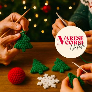 INTRECCI DI NATALE: DECORAZIONI A MAGLIA E UNCINETTO